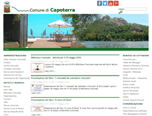 Tablet Screenshot of comune.capoterra.ca.it